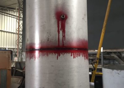 Prueba de tinta penetrante